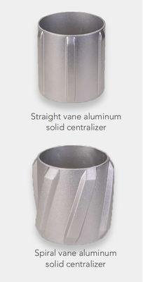 Αγορά Centralizer αργιλίου στερεό Centralizer εξαρτημάτων περιβλημάτων κατ' ευθείαν ή σπειροειδής λεπίδα online manufacture