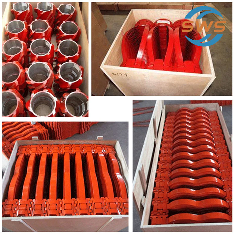 API 10D 4 1/2 Ένα κομμάτι Bow Casing Spring Centralizer για κατεύθυνση γεώτρηση πηγάδι