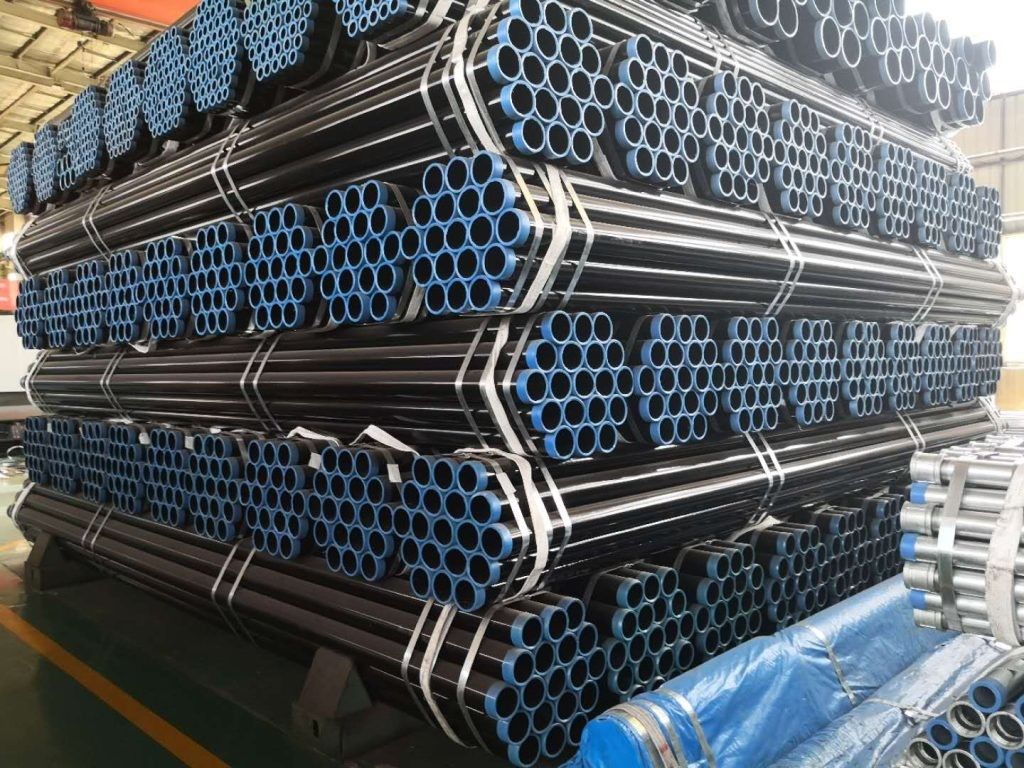 API 5CT Standard 13-3/8 54.5lb/ft J55 Casing Joint BTC Oil Tubing And Casing Complete With Safety Rings And With Nipples (Παρασκευασμένο με δαχτυλίδια ασφαλείας και με ρώγες)