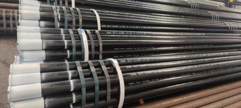 API 5CT Πρότυπο 13-3/8 STC LTC L80 C95 Σωλήνες και θήκη από χάλυβα άνθρακα πλήρεις με δαχτυλίδια ασφαλείας και με ρώγες