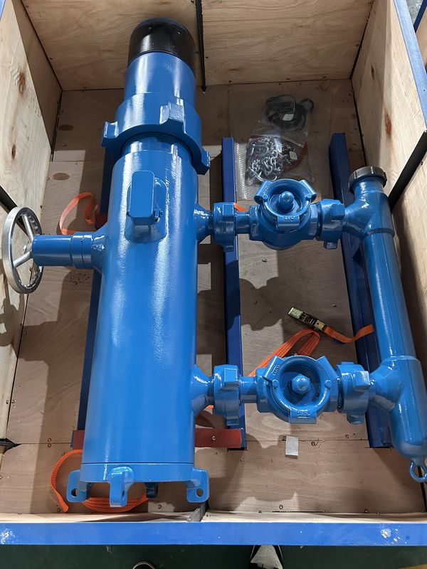 9-5/8' API Casing LTC BTC Buckle συνδεδεμένη 21Mpa Εργασιακή πίεση Single Plug Cementing Head With Wooden Packing 635KG