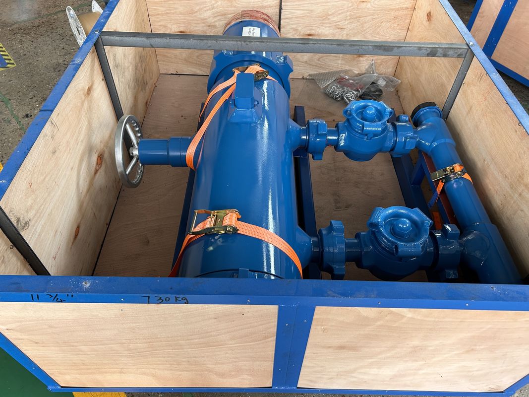 9-5/8' API Casing LTC BTC Buckle συνδεδεμένη 35Mpa Εργασιακή πίεση Double Plug Cementing Head