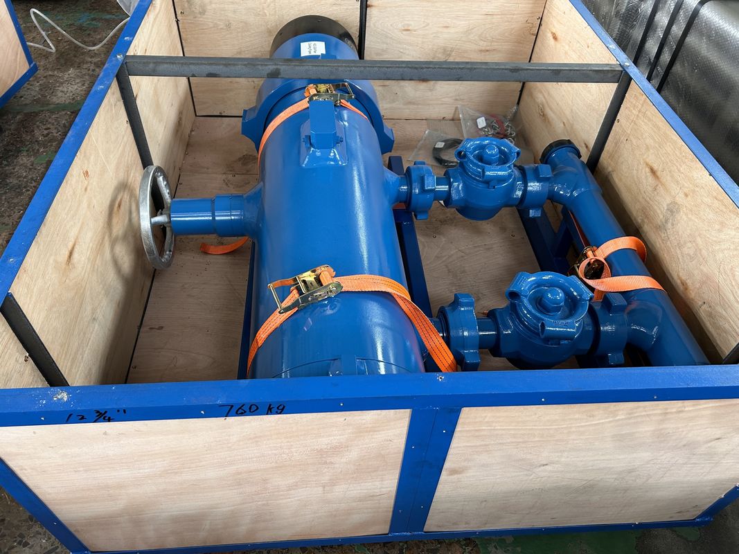 9-5/8' API Casing LTC BTC Buckle συνδεδεμένη 21Mpa Εργασιακή πίεση Single Plug Cementing Head With Wooden Packing 635KG