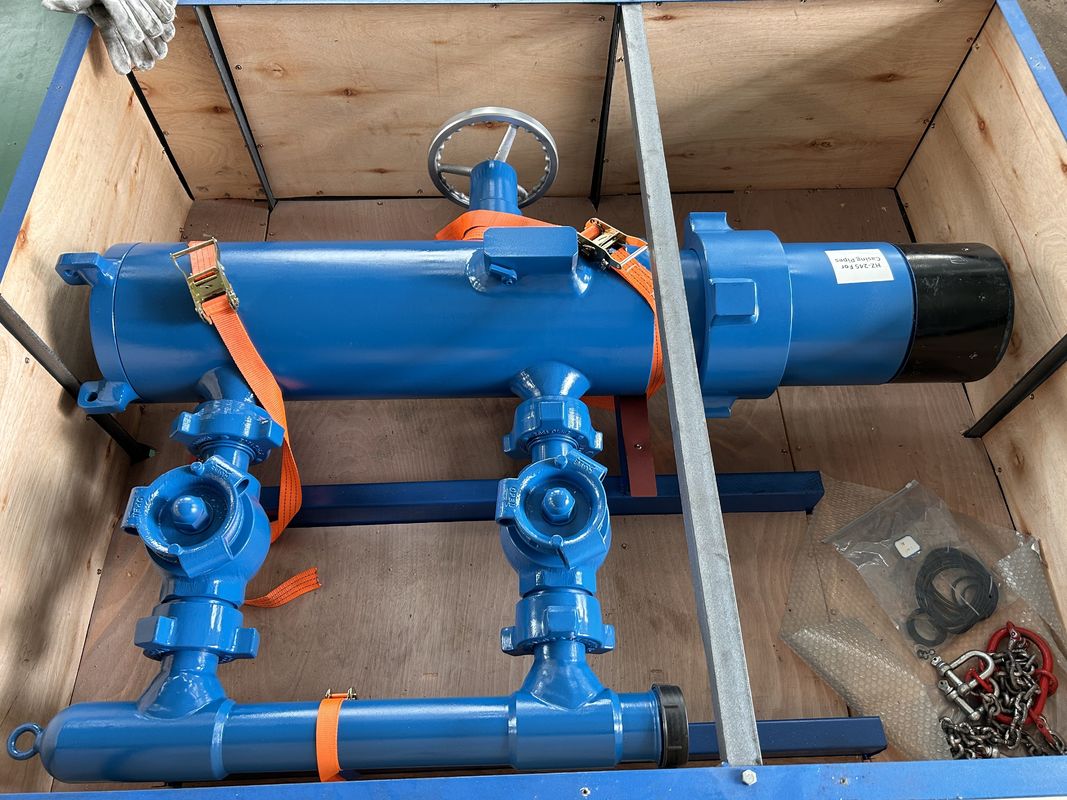 9-5/8' API Casing LTC BTC Buckle συνδεδεμένη 35Mpa Εργασιακή πίεση Single Plug Cementing Head With Wooden Packing 635KG
