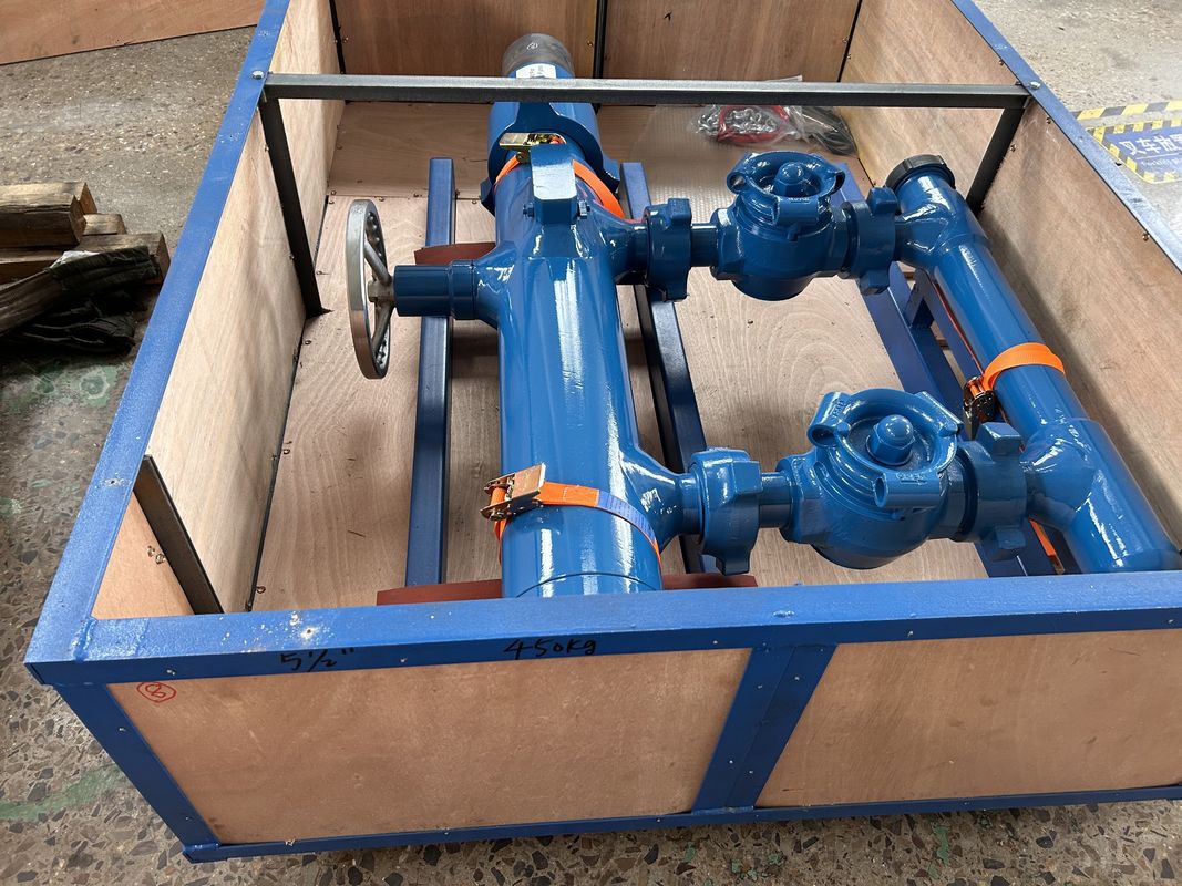 5-1/2' API Casing LTC Buckle συνδεδεμένη 35Mpa Εργασιακή πίεση 54Mpa Δοκιμαστική πίεση Διπλή πρίζα κεφαλής τσιμεντοποίησης