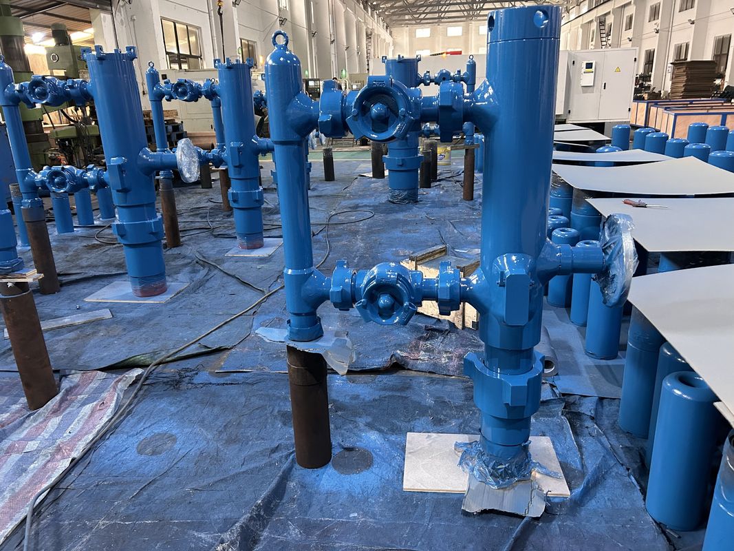 9-5/8' API Casing LTC BTC Buckle συνδεδεμένο 35Mpa Εργασιακή πίεση Single Plug Cementing Head