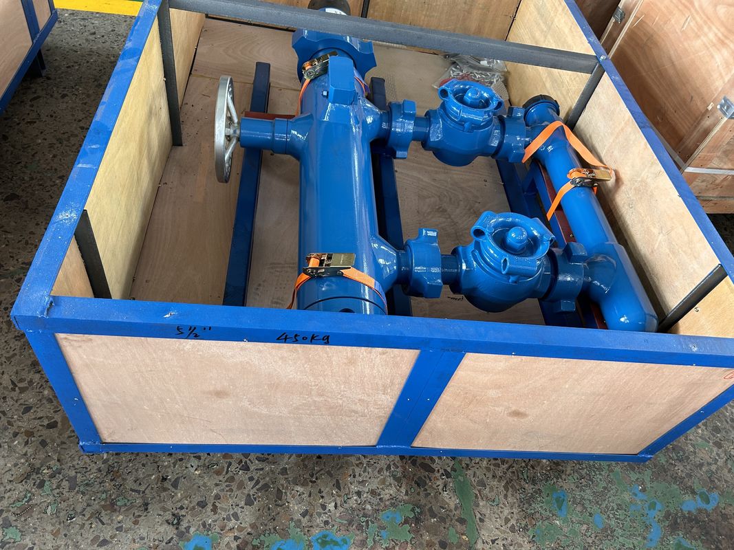 9-5/8' API Casing LTC BTC Buckle συνδεδεμένο 35Mpa Εργασιακή πίεση Single Plug Cementing Head