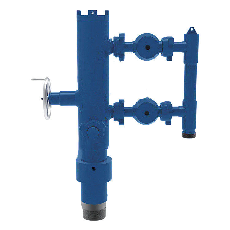 9-5/8' API Casing LTC BTC Buckle συνδεδεμένη 35Mpa Εργασιακή πίεση Single Plug Cementing Head With Wooden Packing 635KG